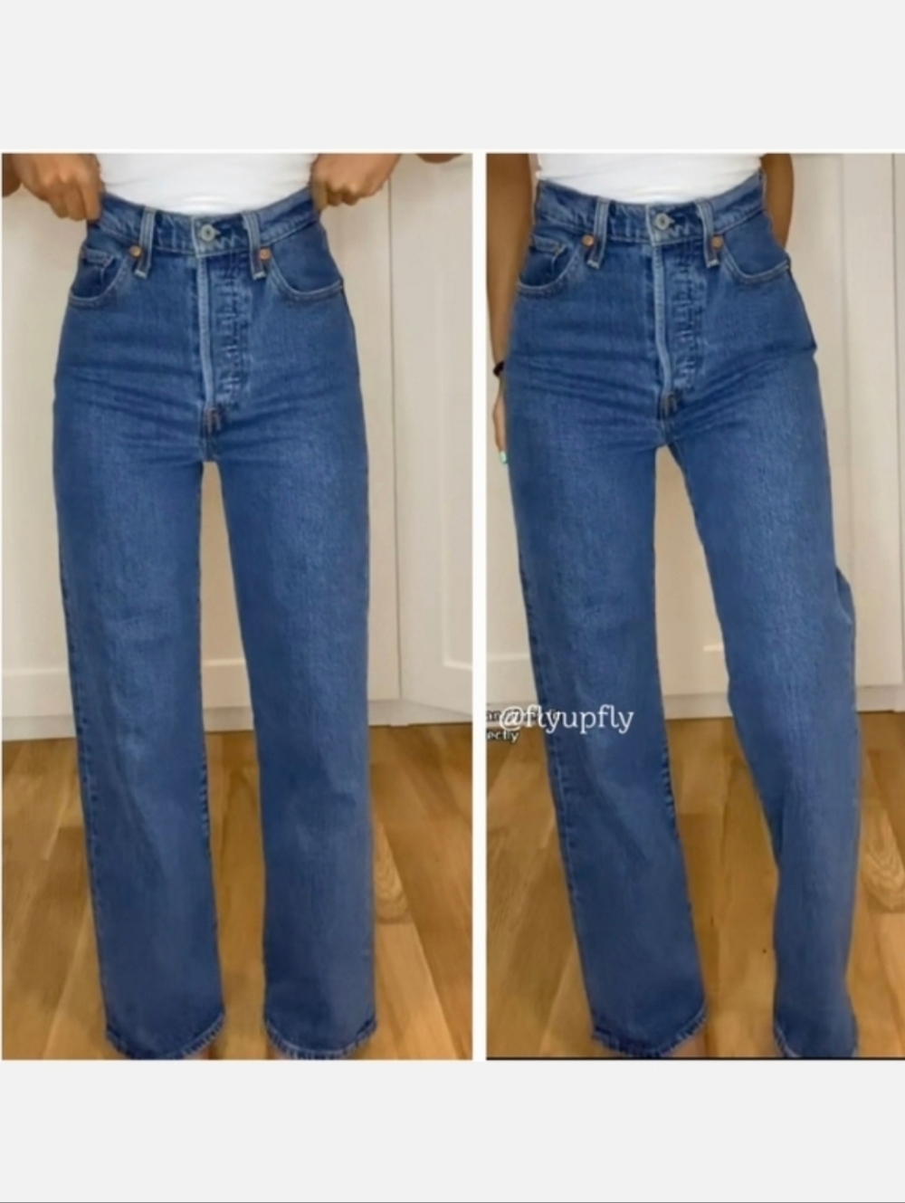 Levi's Ribcage Straight Jeans Blue Size 24 25